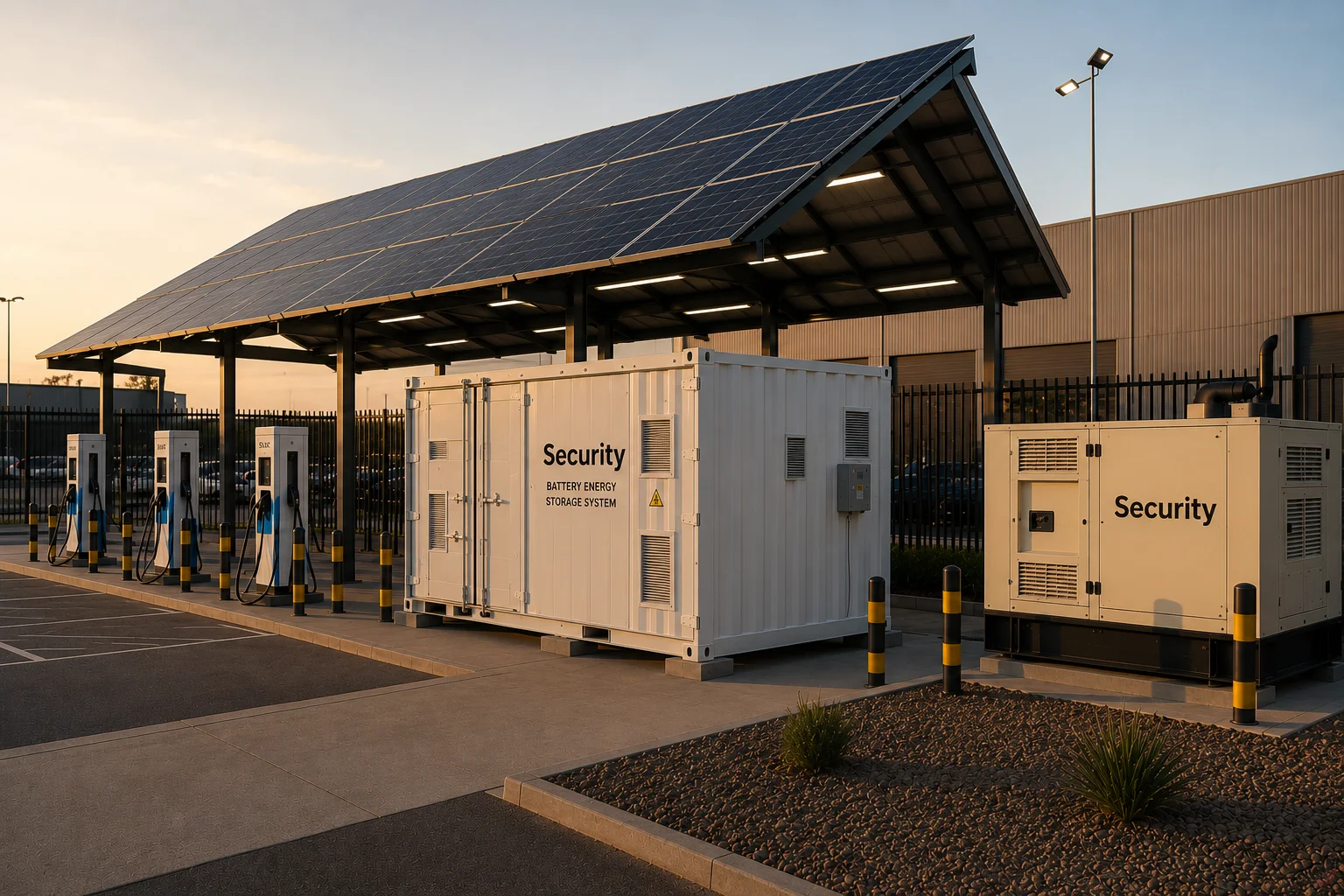 Solar and battery energy resilience